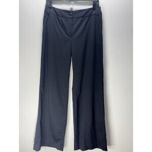 Armani Collezioni  Classic Career Trousers Pants Women's VIRGIN- WOOL Sz 8 Blue